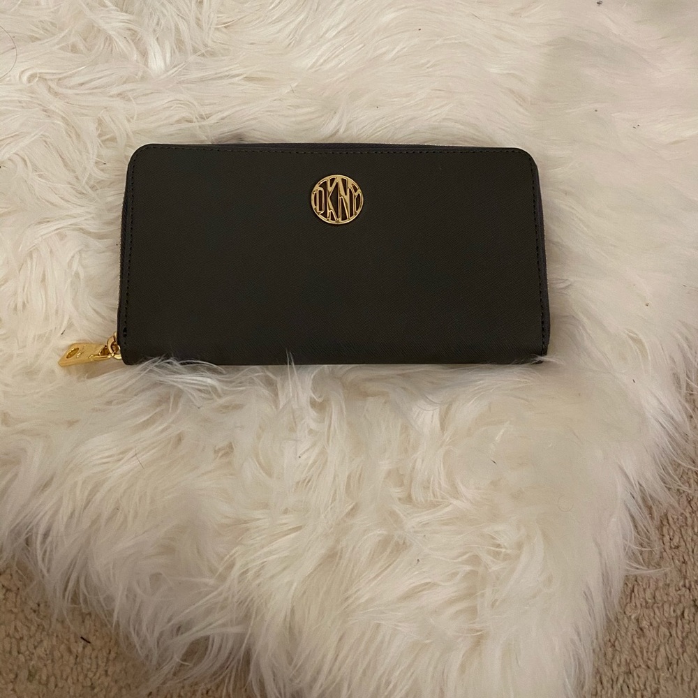 Grey DKNY wallet